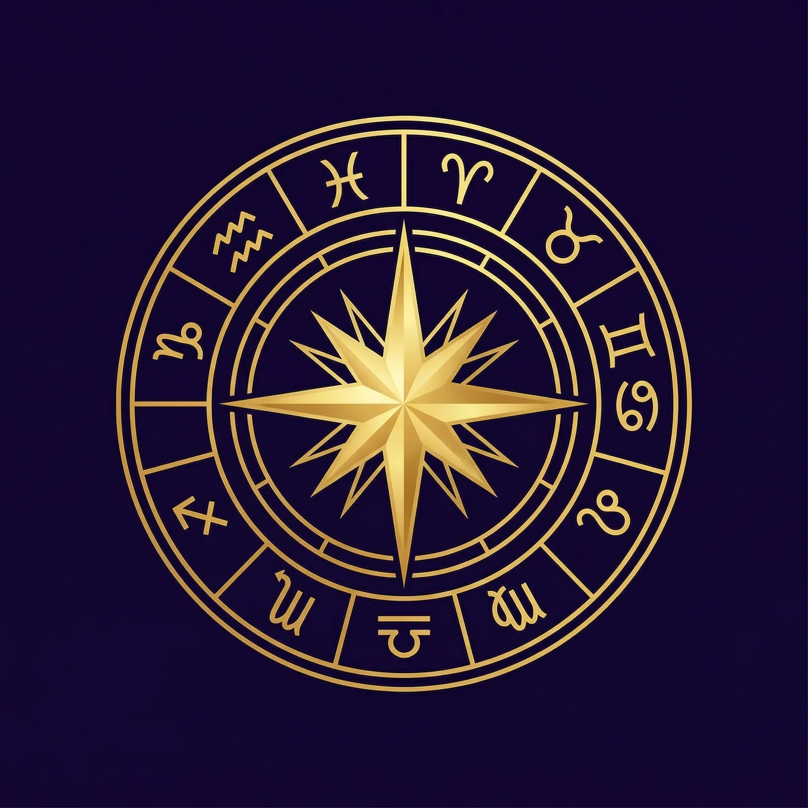 星象彩运占星馆Logo - 七星彩